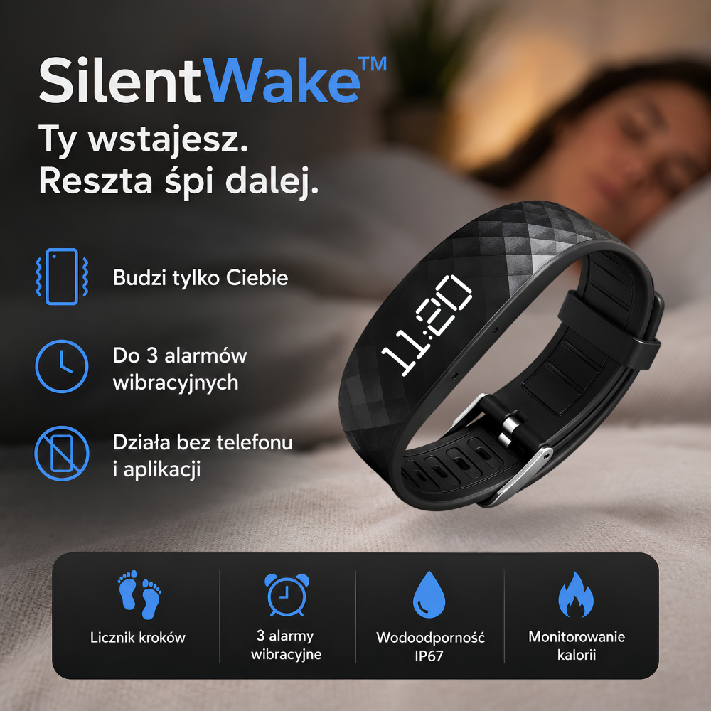 SilentWake™ - obudź się bez budzenia całego domu